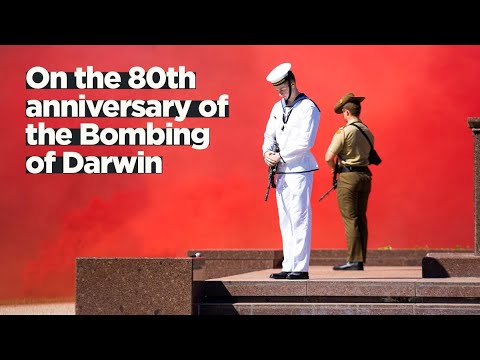 Press conference in Darwin | 80th anniversary of the Bombing of Darwin