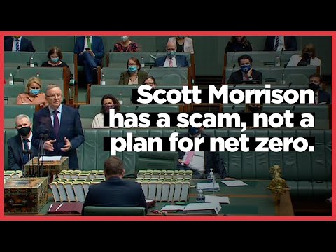 Scott Morrison has a scam, not a plan for net zero.