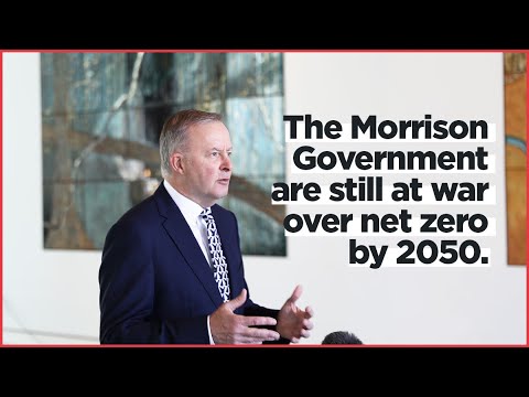 The Morrison Government are still at war over net zero by 2050