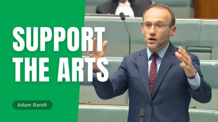 Adam Bandt 2021: Support the Arts