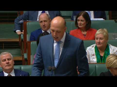 Adam asks Peter Dutton about any personal connections to the employer of au pairs