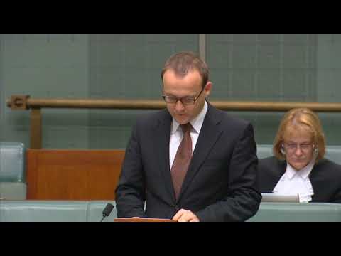 Adam introducing a bill in 2011 to ban live animal exports