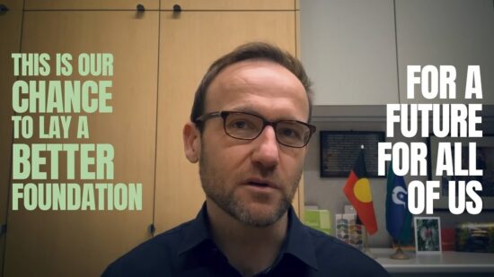 Building a Green New Deal – Adam Bandt and the Greens