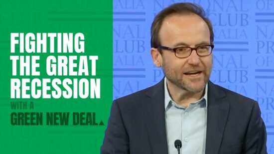 Fighting the Great Recession with a Green New Deal - Adam Bandt