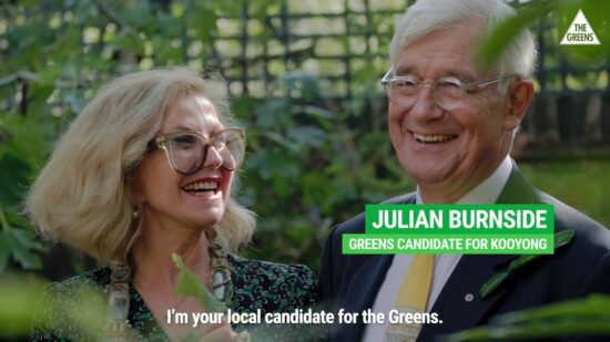 Julian Burnside, Your Greens Candidate For Kooyong