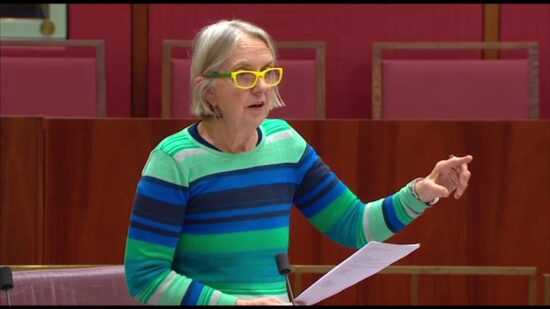 Lee Rhiannon speaking in the Senate on the Espionage Bill