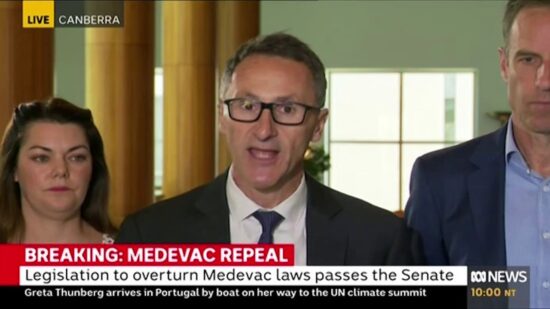 Australian Greens: Richard Di Natale on Lambie’s secret deal behind the Medevac Repeal