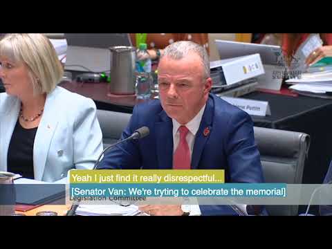 Australian Greens: Senator Jordon Steele-john – War Memorial Donations
