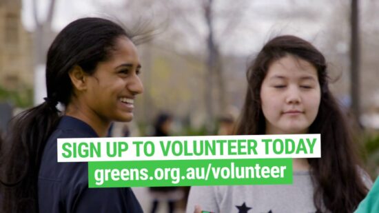 Volunteer With Our Greens Movement This Federal Election