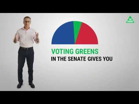 Australian Greens: Vote 1 Greens In The Senate To Hold Them To Account