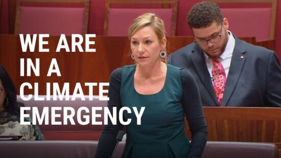Australian Greens: We are in a Climate Emergency
