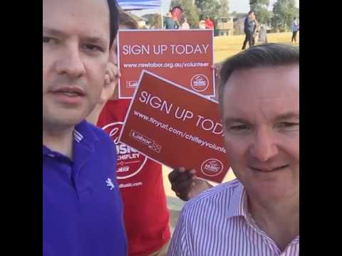 Australian Labor Party: Ed Husic and Chris Bowen welcome Labor volunteers