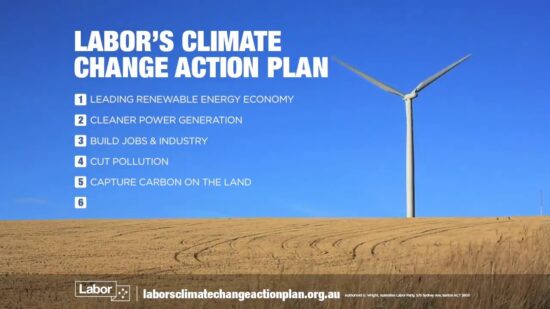 Australian Labor Party: Labor’s climate change action plan