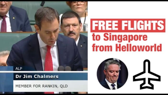 Mathias Cormann's free holiday