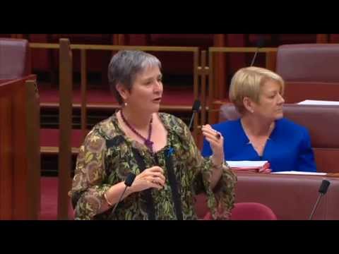 Senator Clare Moore addresses Parliament on the passing of Gough Whitlam