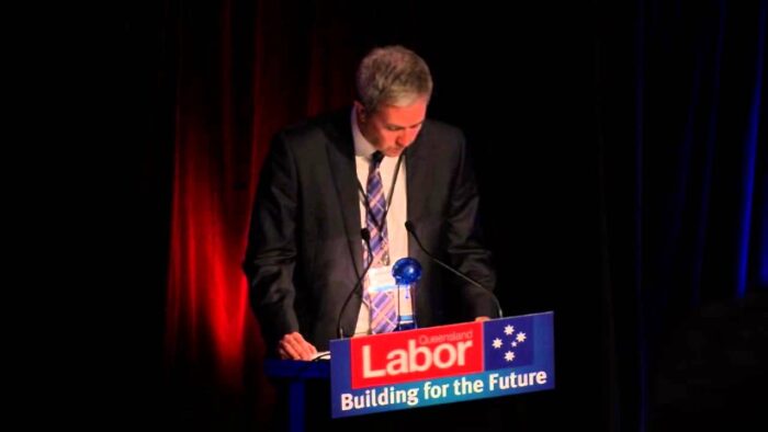 Anthony Chisholm addresses Qld Labor State Conference