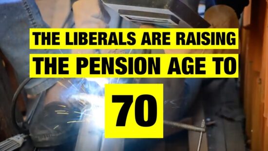 The Liberals want to raise the pension age