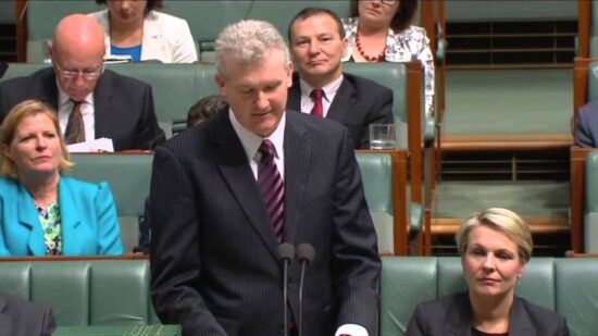 Tony Burke addresses Parliament on the passing of Gough Whitlam