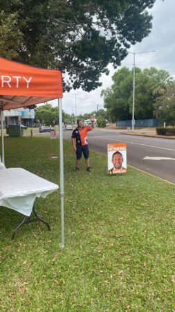 Come down to Aviator Park for a snag and chat with Ben!...