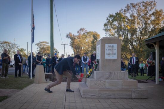 Honoured to attend the Vietnam Veterans’ Day service in St George this...