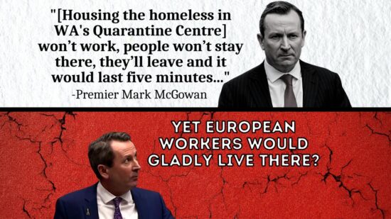 Dr David Honey – WA Liberal Leader: So, @MarkMcGowanMP, your plan is to attract foreign workers and their …