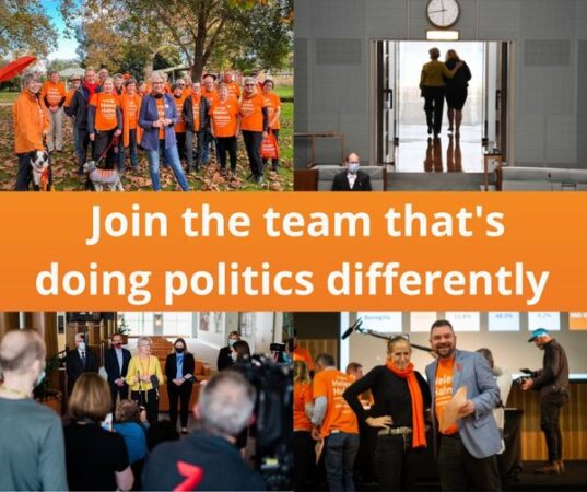 Helen Haines MP: Do you want to join the team that’s doing politics differently?…