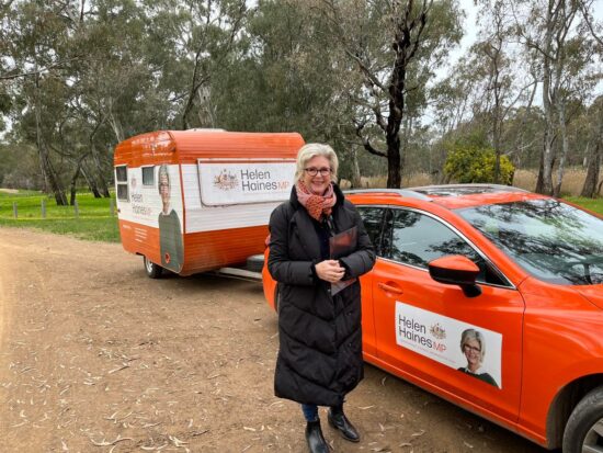 Hello Benalla! I’m here at the beautiful car park between the library ...