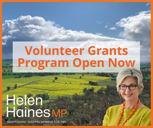 The 2022-23 Volunteer Grants program is now open for Expressions of In...