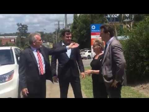 Liberal National Party | Shadow Health Minister Mark McArdle at Redlands Hospital