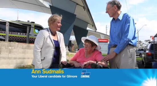 Liberal Party NSW: ANN SUDMALIS, LIBERALFOR GILMORE