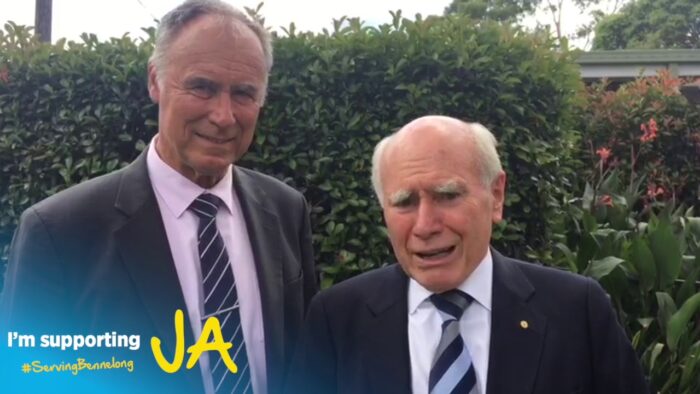 Here's why John Howard is backing John Alexander.