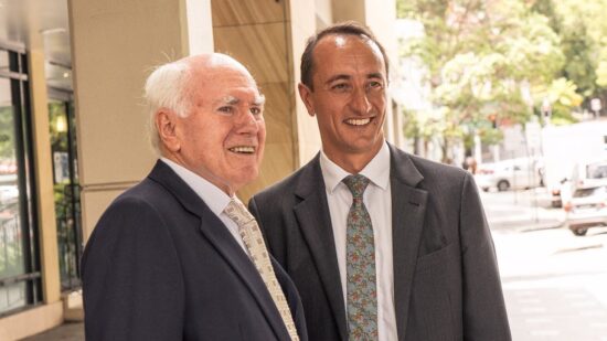 John Howard speaks about Dave Sharma's ability and the real risk of a hung parliament