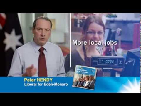 Peter Hendy -  Liberal for Eden Monaro