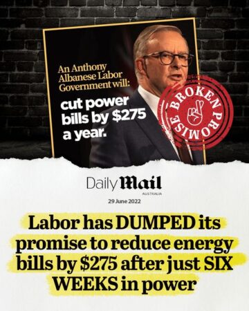 All politics, no plan. You can’t trust Labor with power prices....