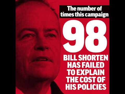 Liberal Party of Australia: Bill Shorten still can’t explain how much his promises will cost