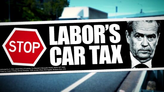 Liberal Party of Australia: Bill Shorten’s new Car Tax