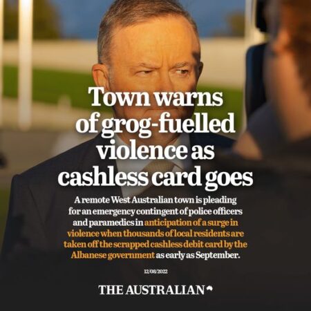 In the election, Labor told disgraceful lies about the cashless debit ...