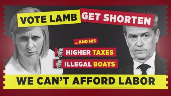 Liberal Party of Australia: Vote Lamb – Get Shorten