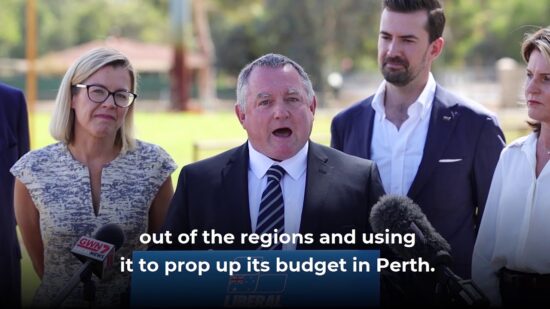 Liberals Plan for Royalties for Regions - 12th January 2021