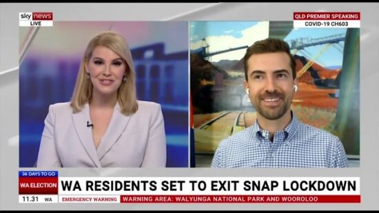 Liberals WA: Zak Kirkup caught up with Danica De Giorgio on SKY NEWS LIVE