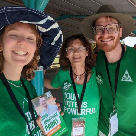 NT Greens:  to all supporters and volunteers! Jonathan Parry polled 19.4% in the …