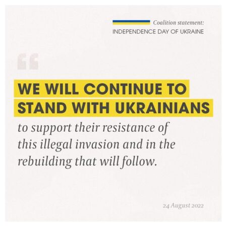 Today, our thoughts are with the people of Ukraine as they mark their ...