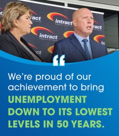 We’ve got a strong record getting Australians into work....