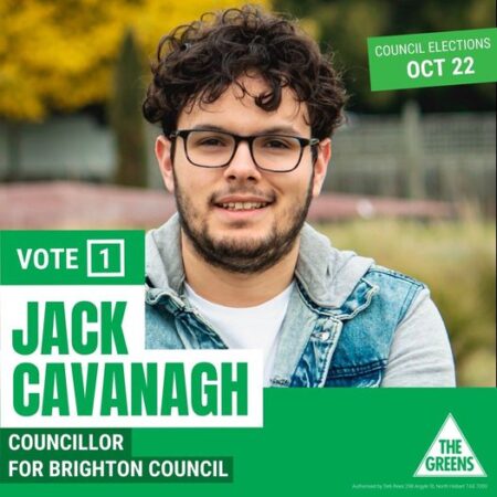 Jack Cavanagh- Greens for Brighton is the fantastic Greens candidate f...