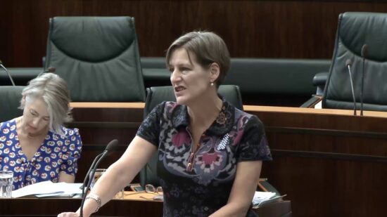 Censure Motion in Labor and Liberals: Cassy O'Connor MP, 26 September, 2019
