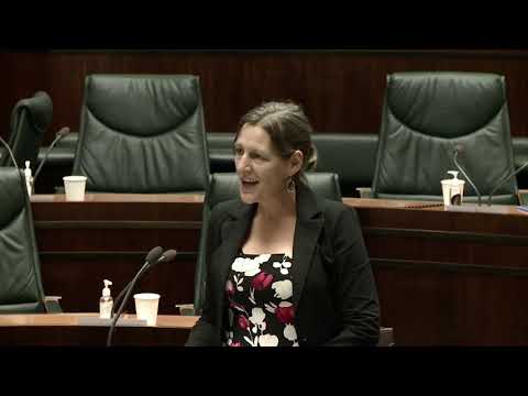 Ruth Bader Ginsburg Tribute, Cassy O'Connor MP, 23 September 2020