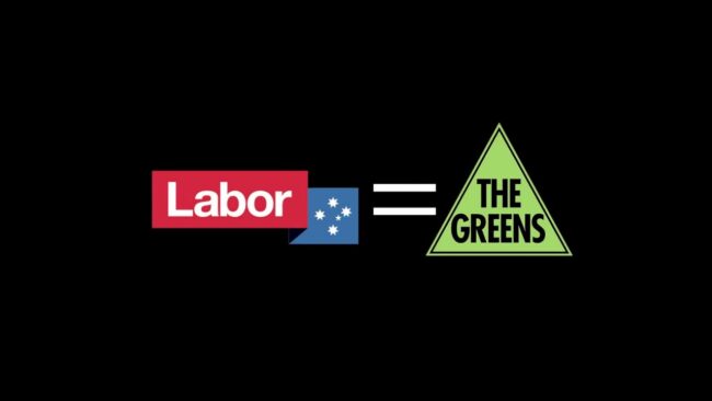 A vote for Labor will be a vote for the Greens