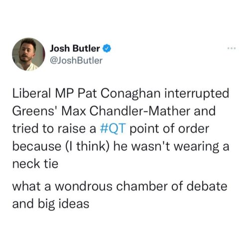 @mchandlermather just got up to ask the Prime Minister about waitlists...