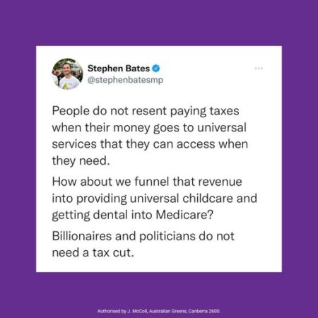 Billionaires and politicians don't need a tax cut....