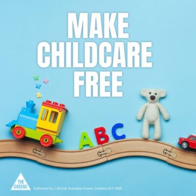 Childcare is an essential service, and should be available to everyone...